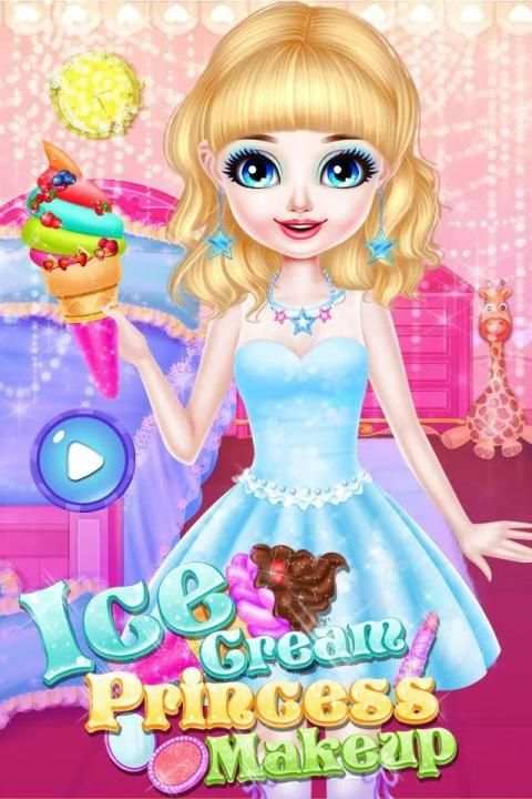 Ice Cream Princess Makeup स्क्रीनशॉट 1