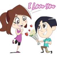 Love Couple Sticker for WhatsApp - WAStickerApps