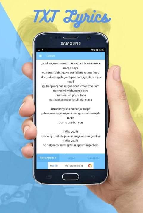 TXT Lyrics Kpop (Offline) screenshot 1