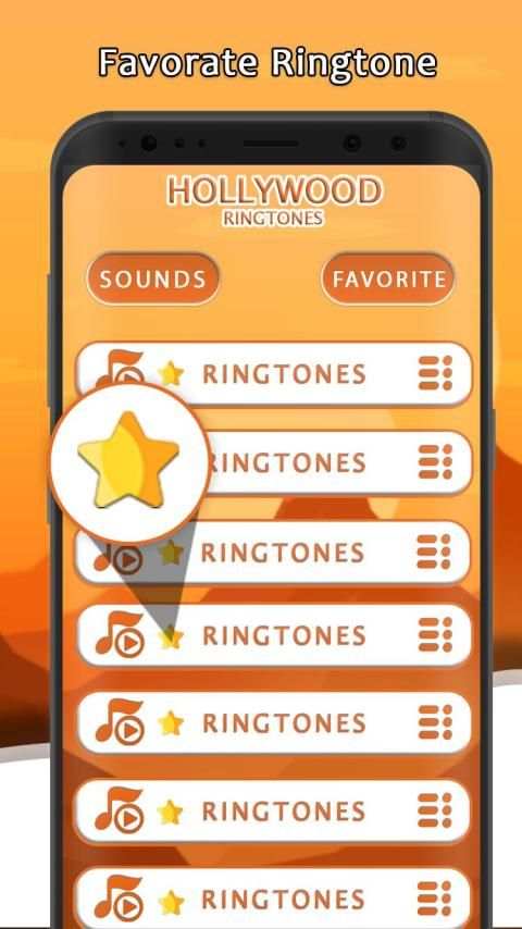 Hollywood Ringtones - English Ringtones स्क्रीनशॉट 2