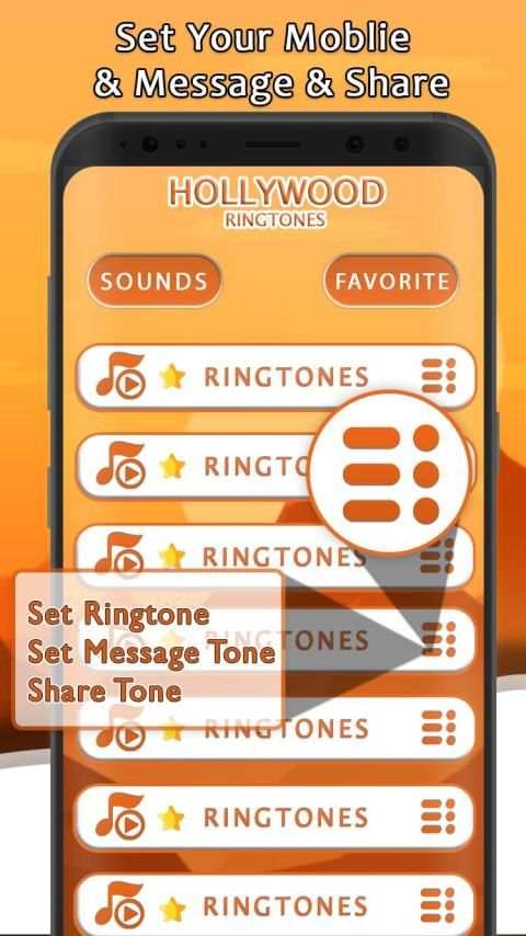 Hollywood Ringtones - English Ringtones screenshot 1