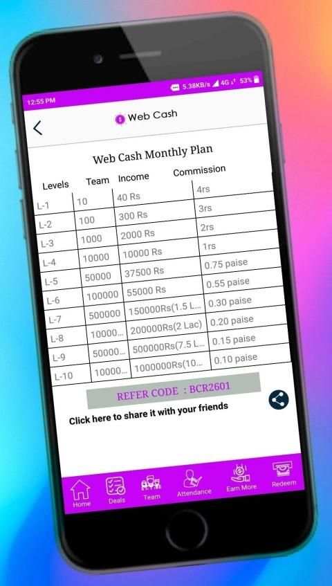 Web Cash - Earn Money By Making Web screenshot 3