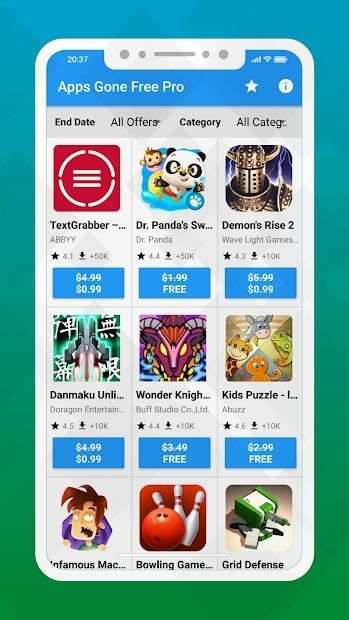 Apps Gone Free Pro स्क्रीनशॉट 1