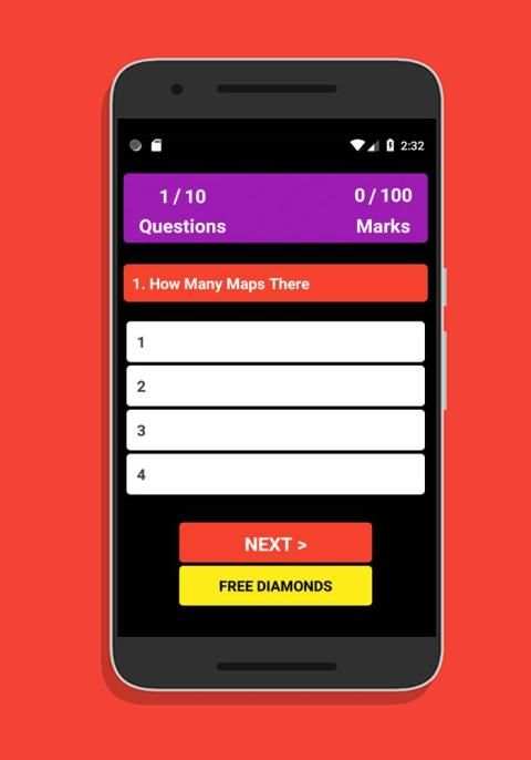 Quiz For Free Fire Diamonds screenshot 2