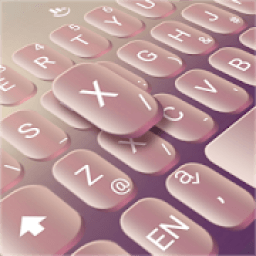 Cool Soft Pink Keyboard Theme आइकन