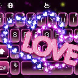 Neon Love Keyboard Theme icon