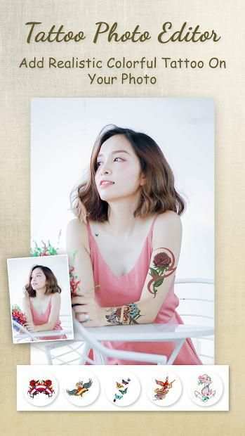 Tattoo Photo Editor screenshot 1
