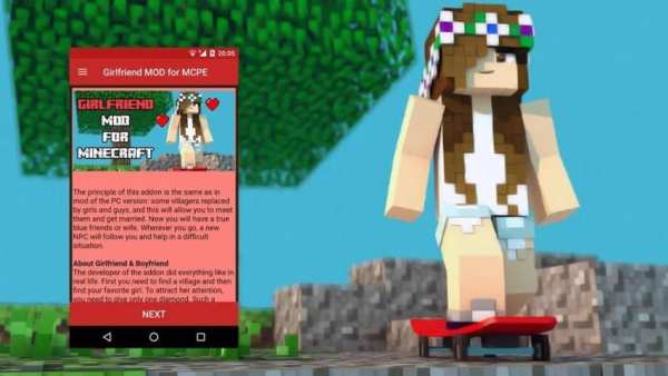 MOD Girlfriend for Minecraft (Girlfriend Mod) screenshot 2