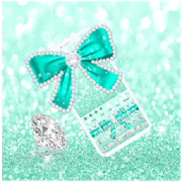 Green Diamond Bow Keyboard आइकन