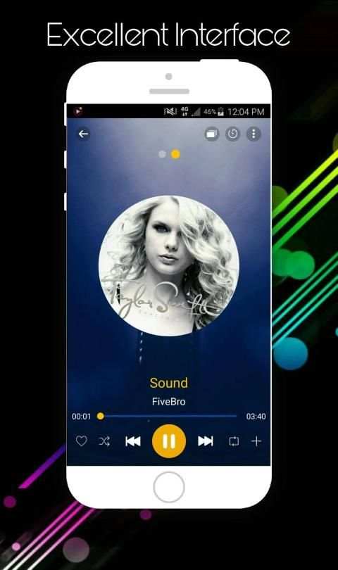 BlackPlayer Mp3 player screenshot 3