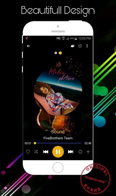 BlackPlayer Mp3 player स्क्रीनशॉट 7
