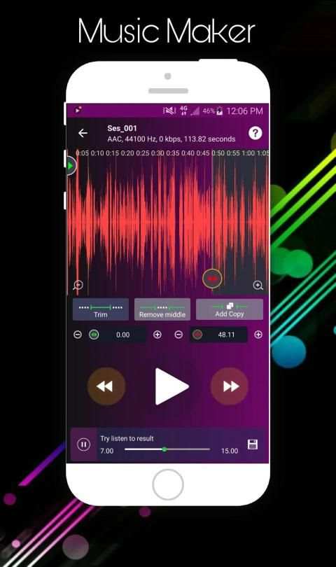 BlackPlayer Mp3 player screenshot 2