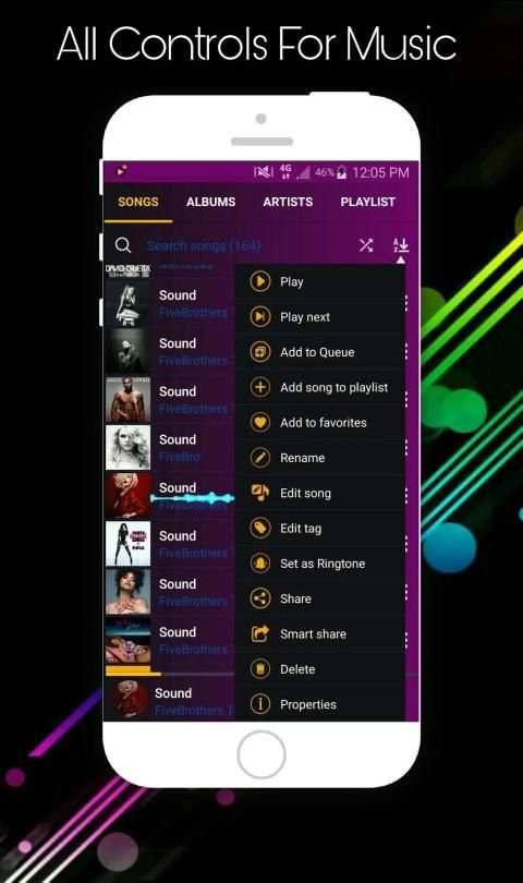 BlackPlayer Mp3 player screenshot 6