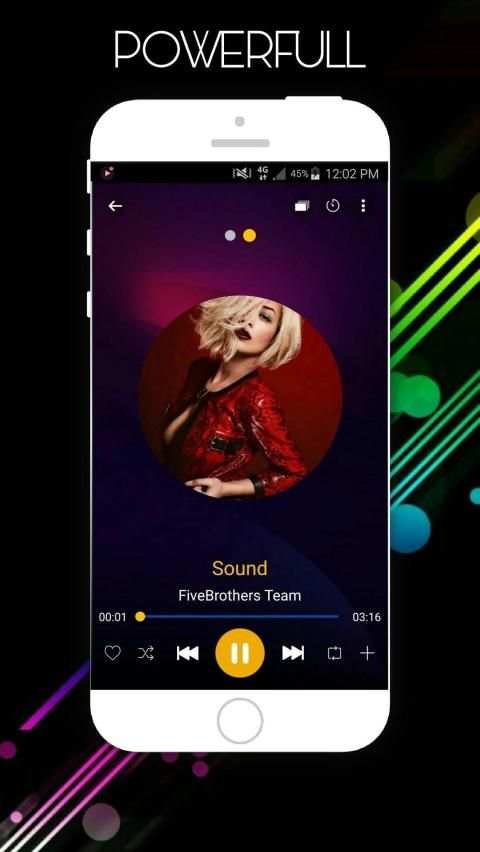 BlackPlayer Mp3 player screenshot 5