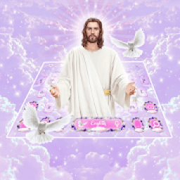 Holy Bible Verses Jesus Keyboard Theme आइकन