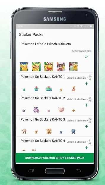 Pokemon Go Pikachu - Stickers Pokedex for Whatsapp screenshot 2