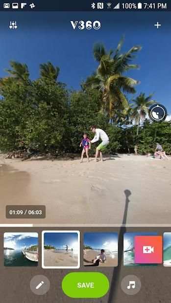 V360 - 360 video editor स्क्रीनशॉट 5