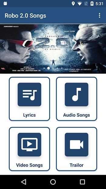 Robo 2.0 Songs screenshot 1