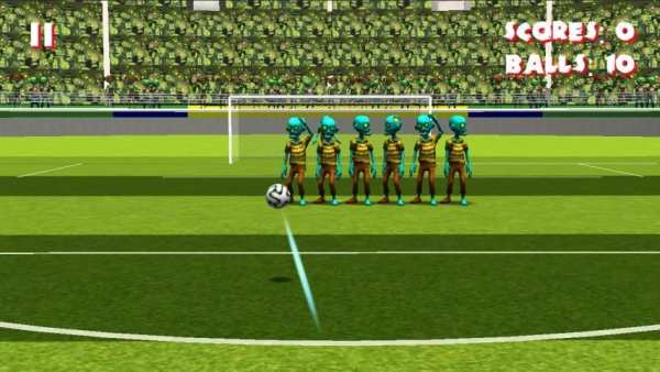 Cartoon Zombie Soccer screenshot 3