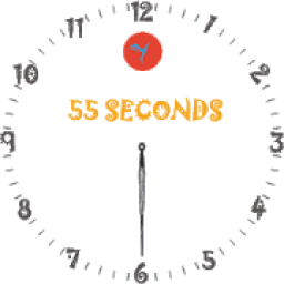 ikon 55 Seconds Clock