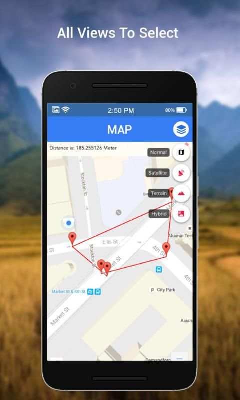 GPS Area Calculator - Land Measure Distance Finder screenshot 1
