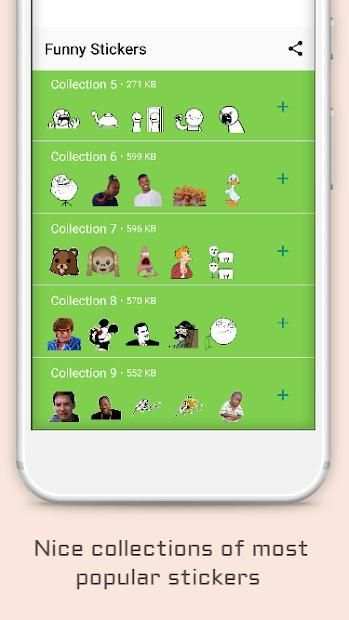 Funny Stickers screenshot 1