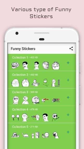Funny Stickers screenshot 2