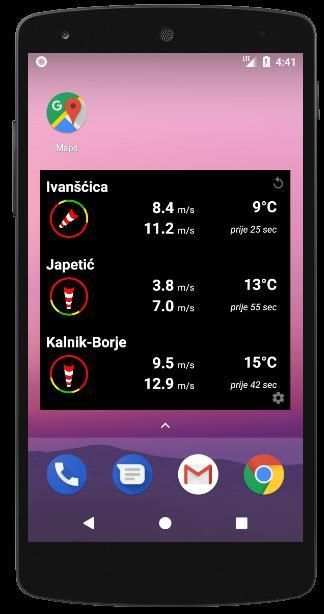 MMS4 Meteo Widget screenshot 6