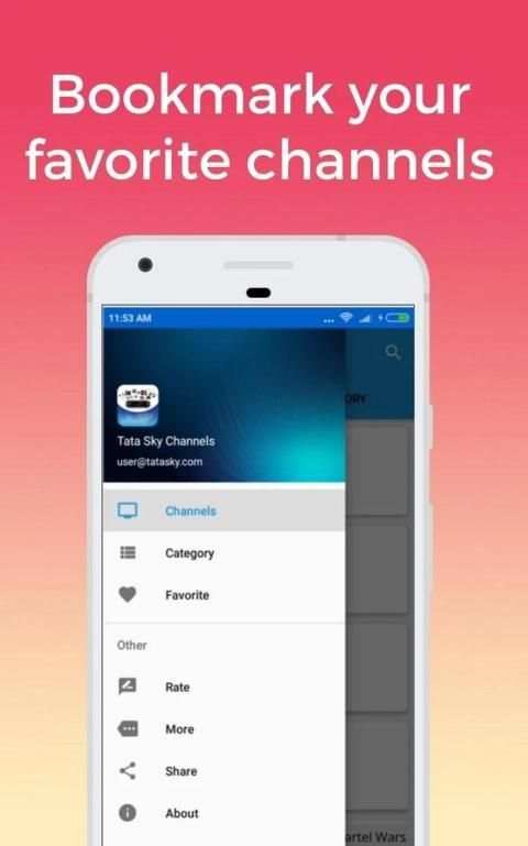 Channel List for Tata Sky India DTH स्क्रीनशॉट 1