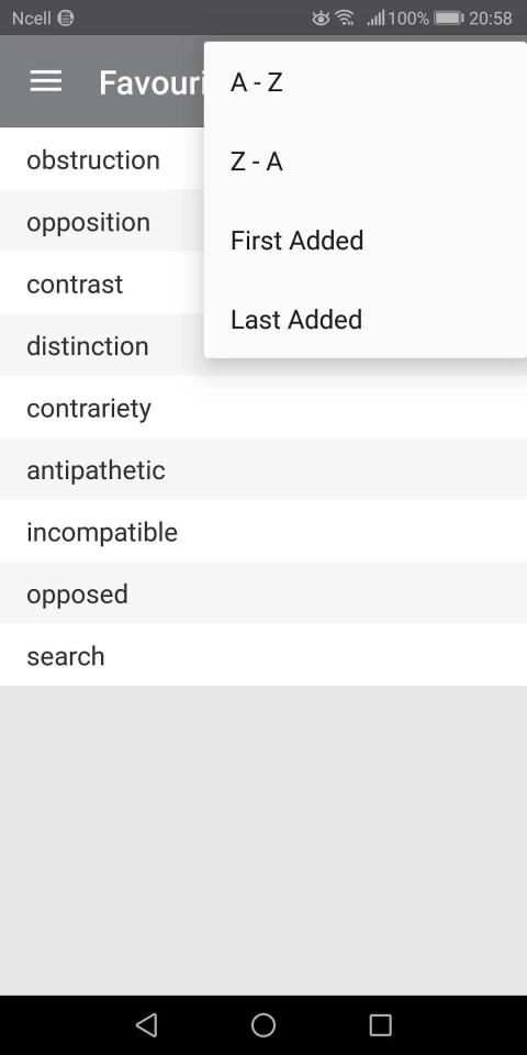 English Dictionary screenshot 1