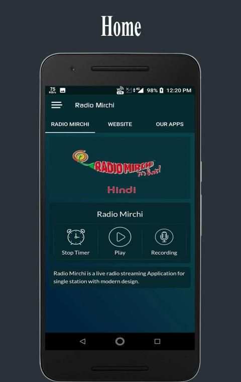 Radio Mirchi 98.3 FM Hindi screenshot 4