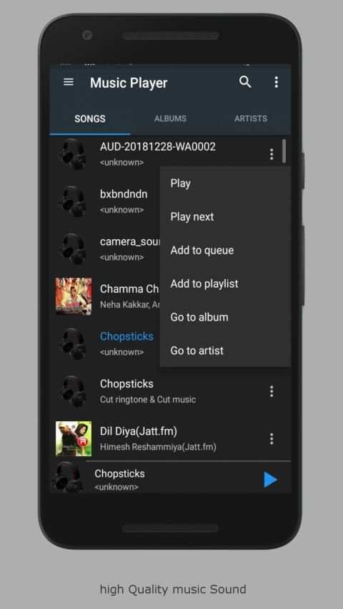 Music Player - Free Audio Player 3 تصوير الشاشة