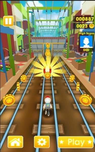 New Subway Surf Bus Rush 3D screenshot 3