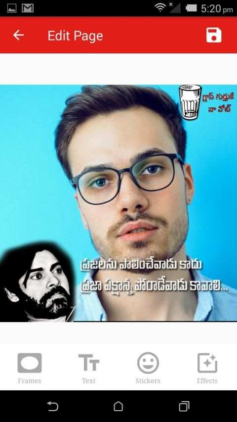 Janasena DP Maker - Photo Frames स्क्रीनशॉट 8