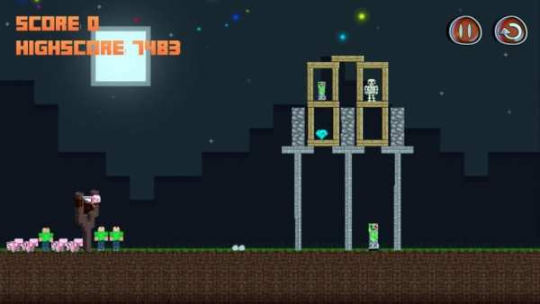 Herobrine vs Mob Craft PE Free screenshot 4