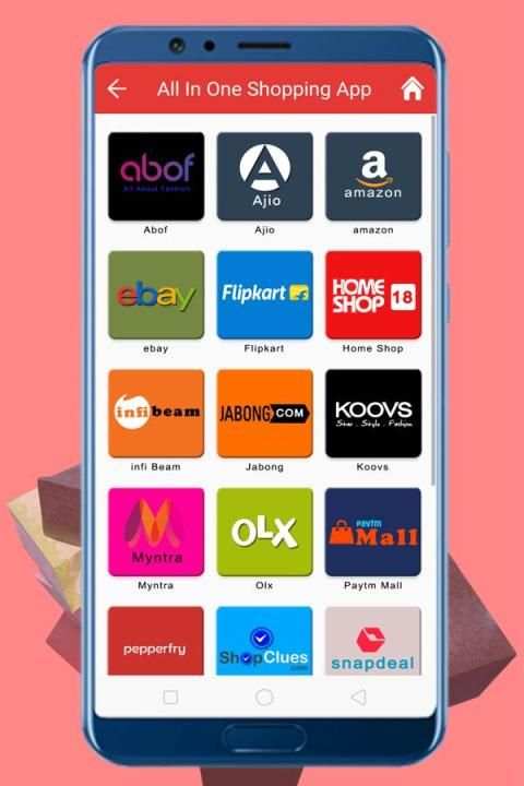 All In One Shopping App स्क्रीनशॉट 1