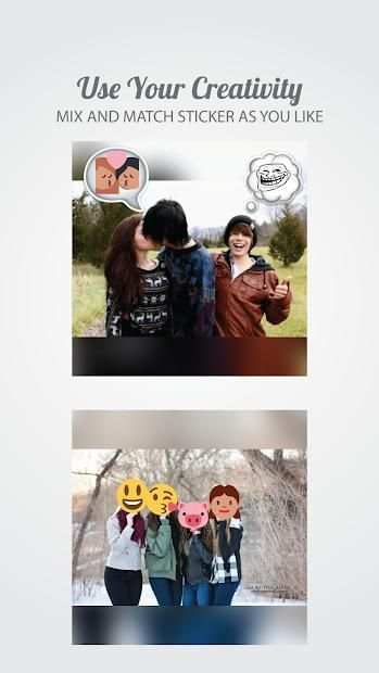 Square Emoji Sticker - Photo स्क्रीनशॉट 4