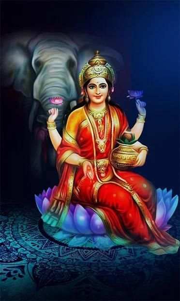 Laxmi Pooja Livewallpaper - Laxmi Maa Images screenshot 2