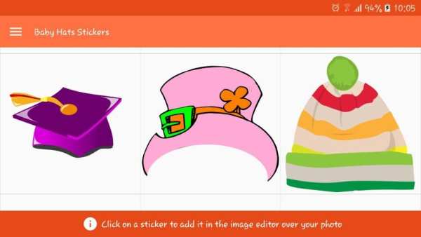 Baby Hats Stickers screenshot 4