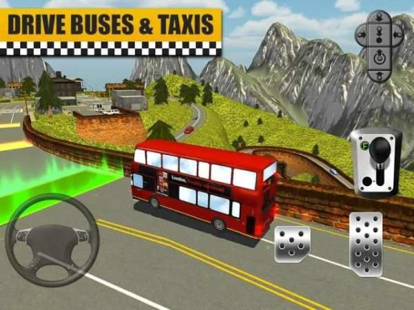 Bus & Taxi Driving Simulator screenshot 8