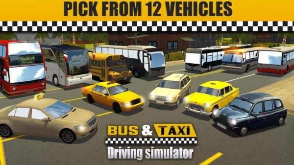 Bus & Taxi Driving Simulator screenshot 1