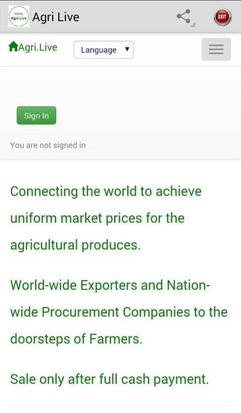 Agri Live screenshot 1