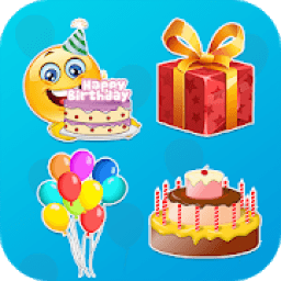 Birthday Stickers For Whatsapp आइकन
