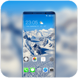 ikon Theme for Oppo R17 Pro&amp;iphone 7 plus winter white