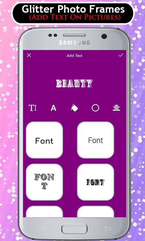 Glitter Photo frames Effects Filter Editor स्क्रीनशॉट 1