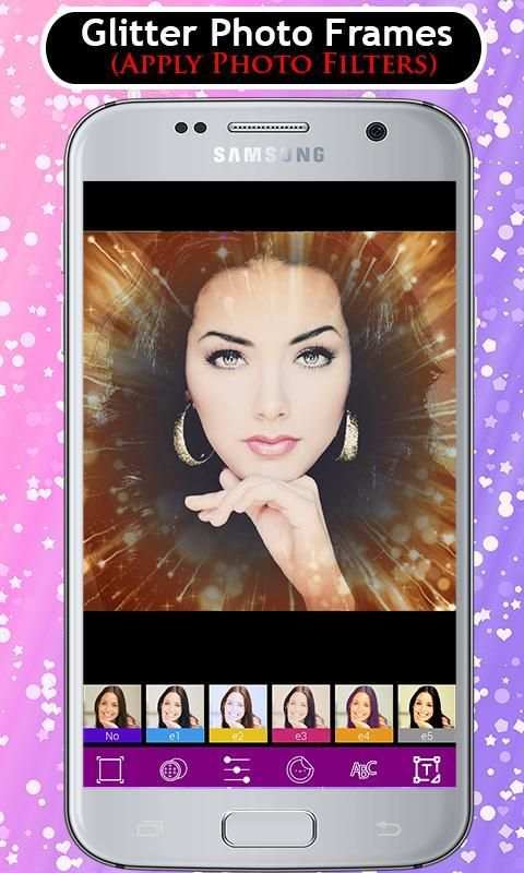 Glitter Photo frames Effects Filter Editor स्क्रीनशॉट 6