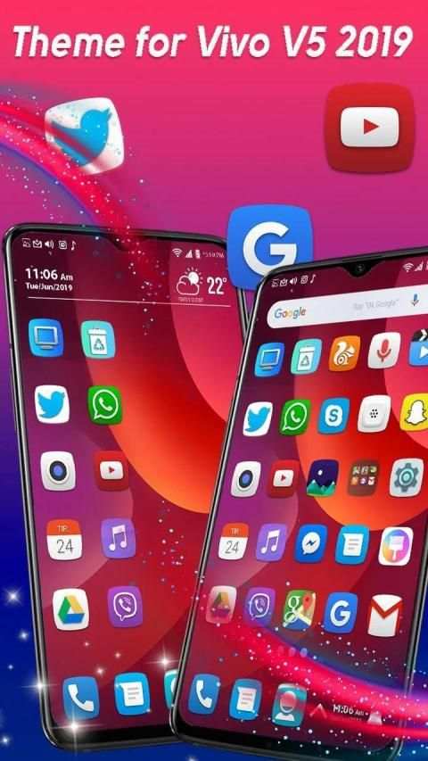 Vivo V9,V5 Theme 2019 screenshot 1