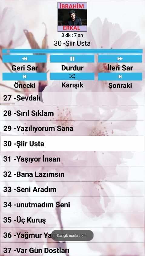 İbrahim Erkal Şarkıları(İnternetsiz) скриншот 1