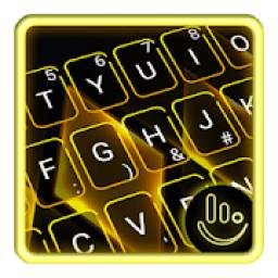 Simple Gold Keyboard Theme