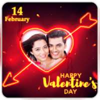 Valentine Day Greeting Card - Photo Frames